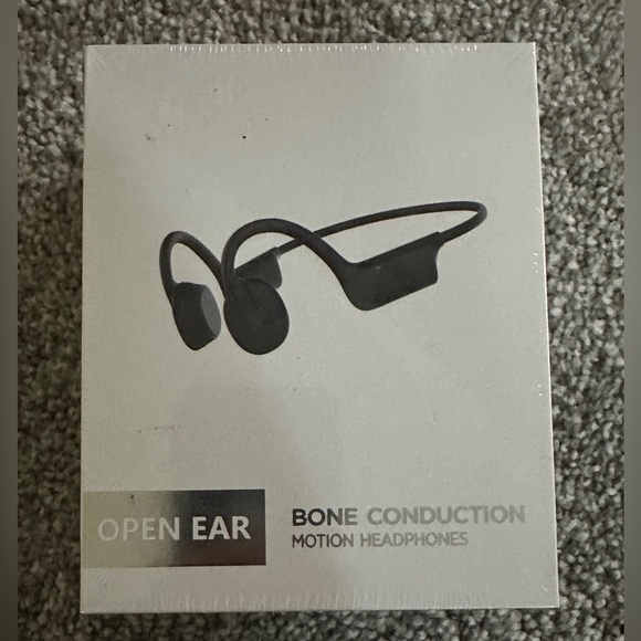 Open Ear Bone Conduction Motion Headphones - Black